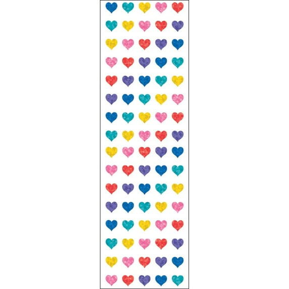 Mrs. Grossman's Stickers - Multicolor Micro Hearts