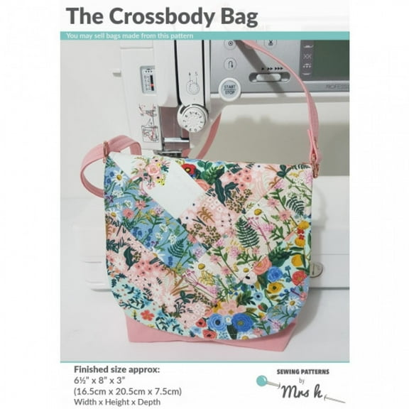 Mrs H Patterns Sewing Pattern The Crossbody Bag Bags