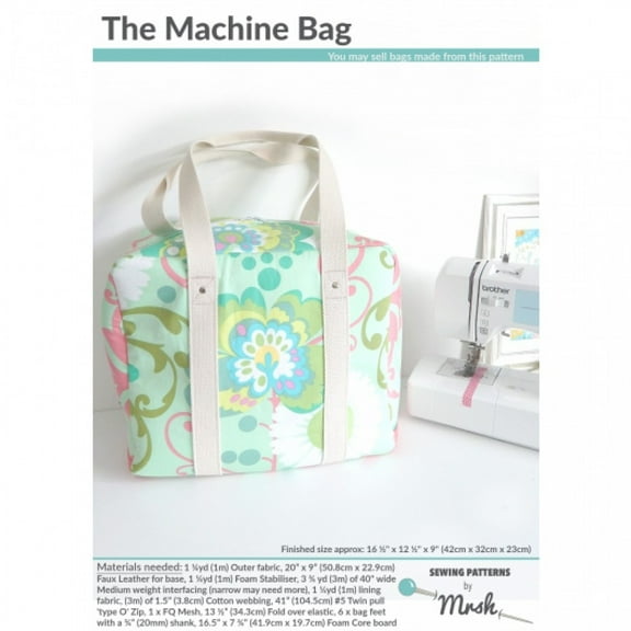 Mrs H Patterns Sewing Pattern The Machine Bag Bags