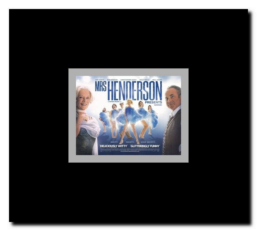 Mrs. Henderson Presents Framed Movie Poster