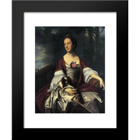 Mrs. Jerathmael Bowers 20x24 Framed Art Print by John Singleton Copley