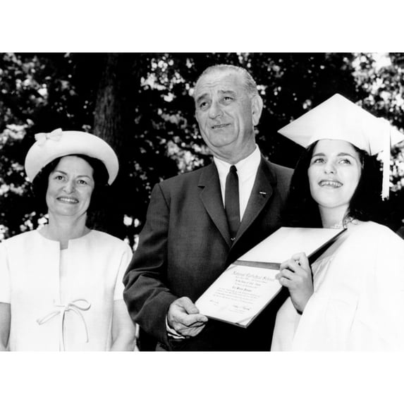 Mrs. Lady Bird Johnson History (36 x 24)