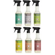 Mrs. Meyer Multi Surface Cleaner Variety Pack Basil, Lavender, Lemon Verbena, Honeysuckle, Rosemary and Geranium Scents