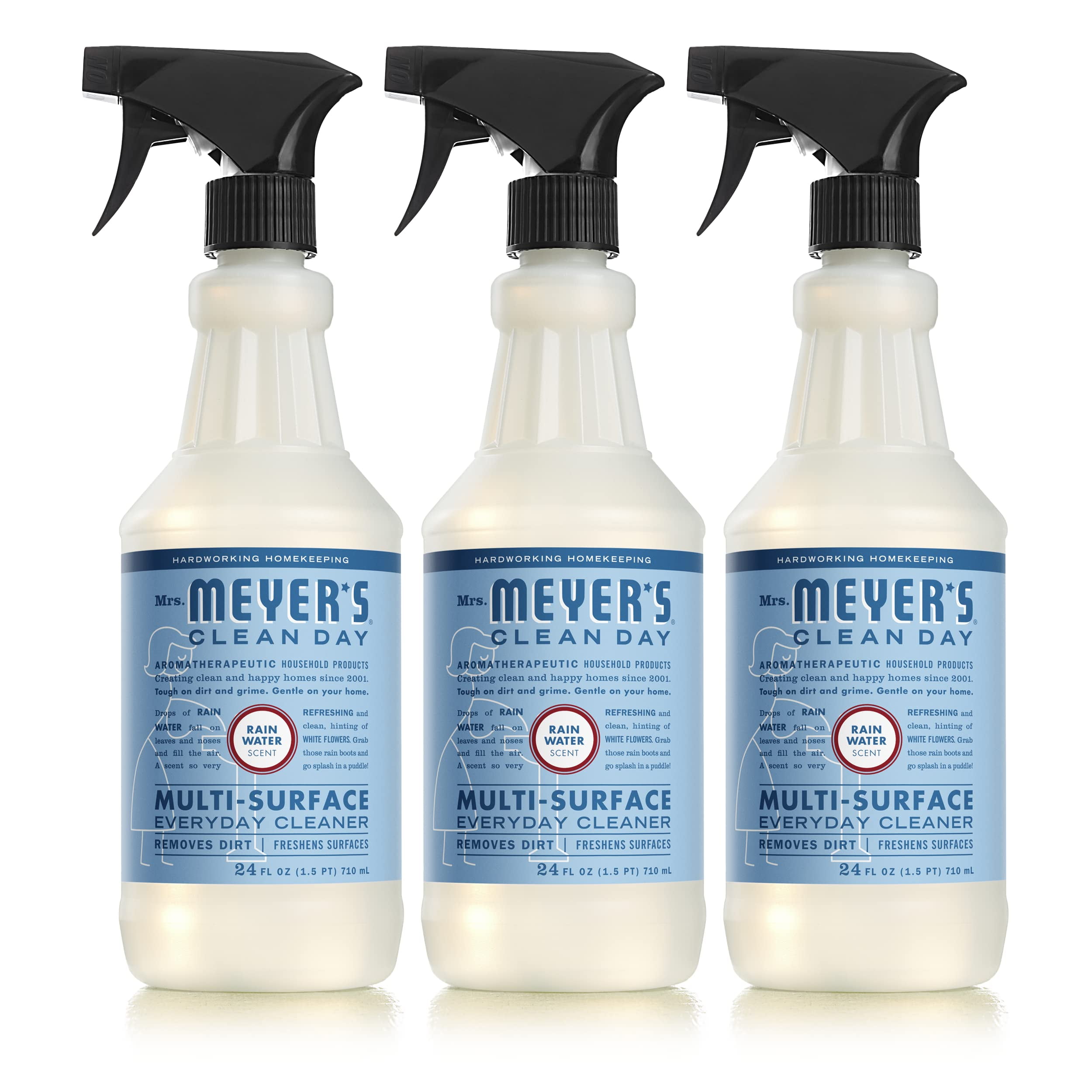 Mrs. Meyer,S All-Purpose Cleaner Spray, Rain Water, 16 Fl. Oz - Pack Of 3