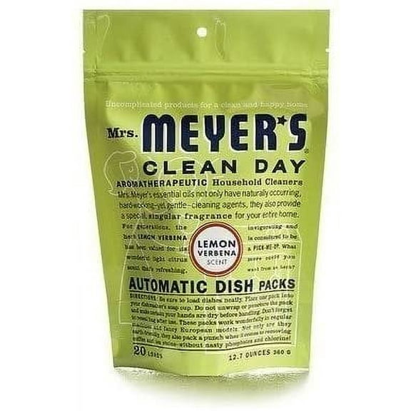 Mrs. Meyer'S Auto Dshwsh Pks Lem Verb 12.7 Oz