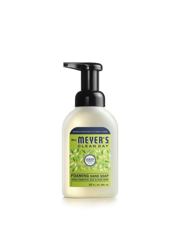 Mrs. Meyer,S Clean Day Foaming Hand Soap, Lemon Verbena Scent, 10 Fl Oz (Pack Of 1)