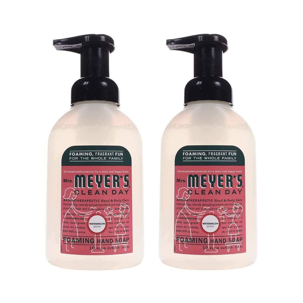 Mrs. Meyer,S Clean Day Foaming Hand Soap, Watermelon Scent, 10 Fl Oz