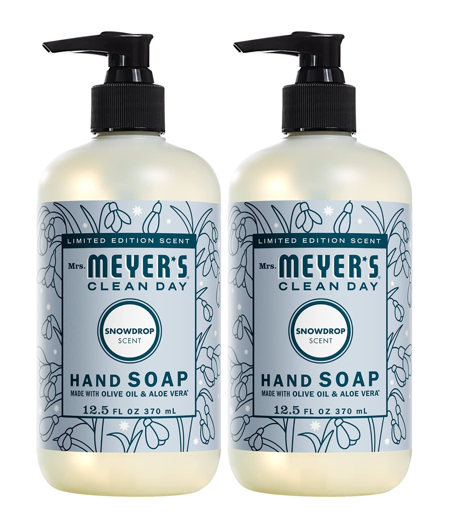 Mrs. Meyer,S Clean Day Liquid Hand Soap, Snow Drop (12.5 Fl Oz (Pack Of