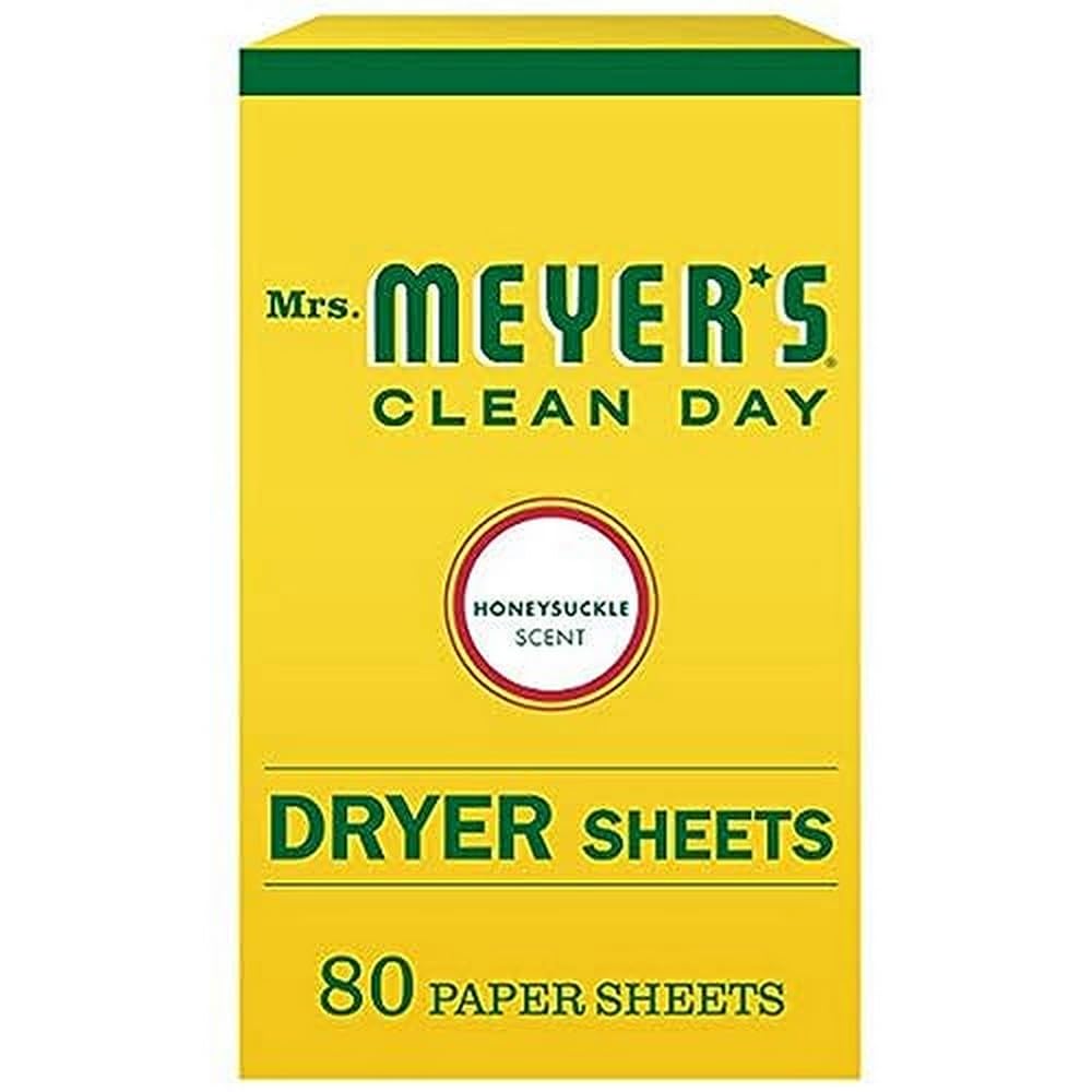 Mrs. Meyer,S Dryer Sheets, Fabric Softener, Reduces Static, Infused