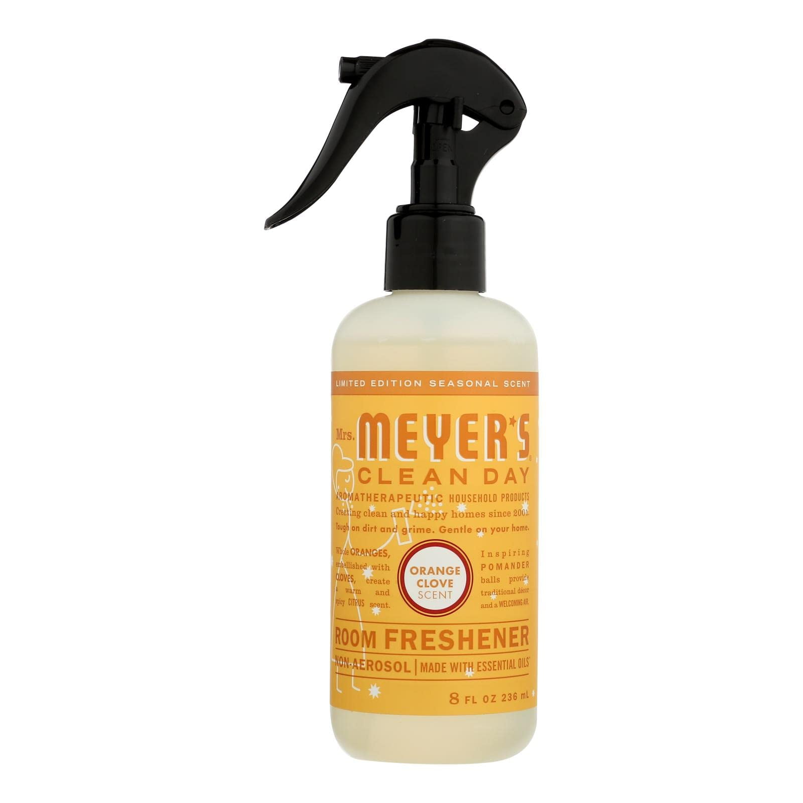 Mrs. Meyer,S Room Freshener, Orange Clove, 8 Oz