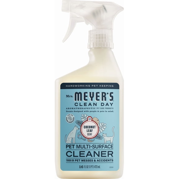 Mrs. Meyer's 16 Oz. Pet Multi-Surface Cleaner - Pack of 6 Household & Commercial Use, Effective Formula