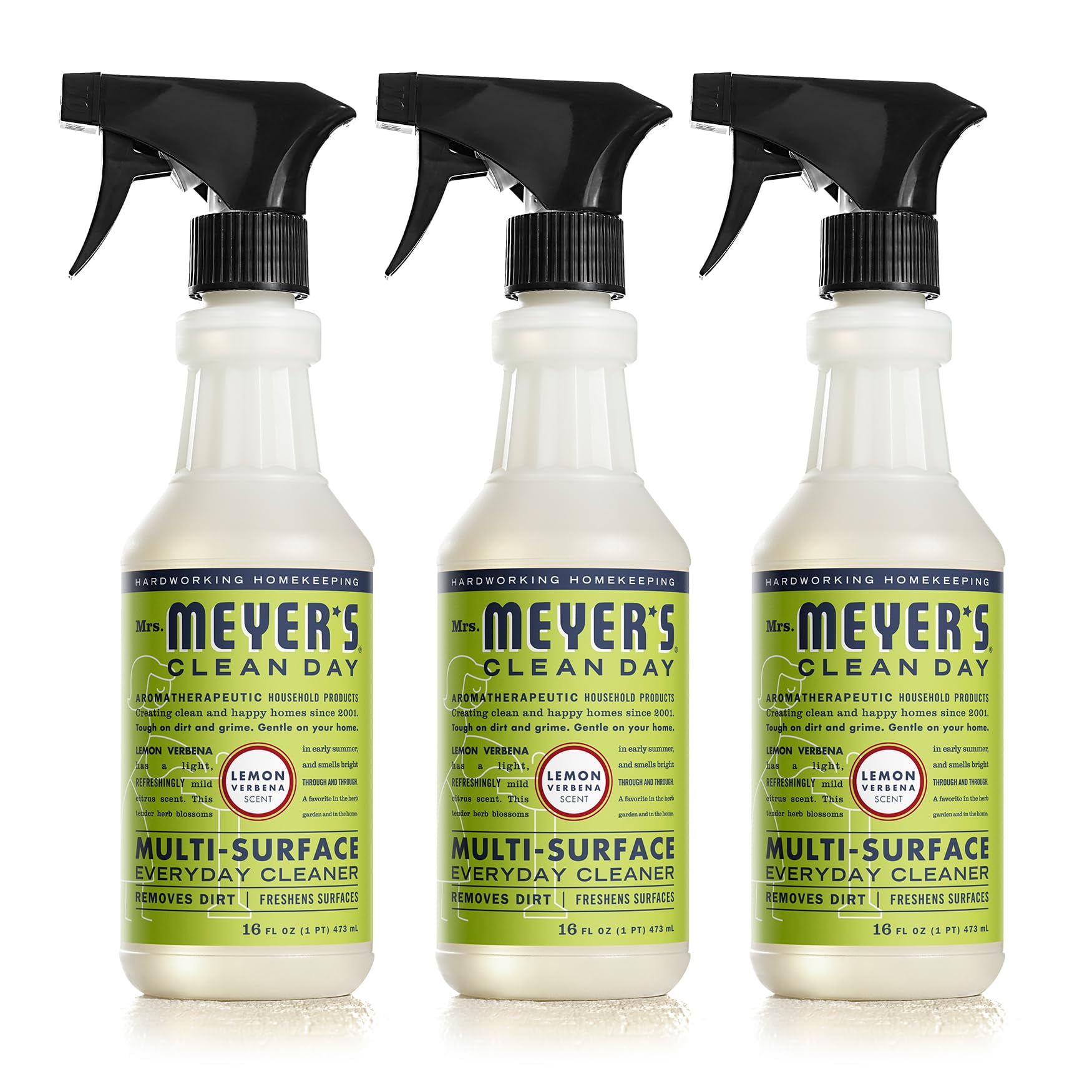 Mrs. Meyer's All-Purpose Cleaner Spray, Lemon Verbena, 16 fl. oz - Pack ...