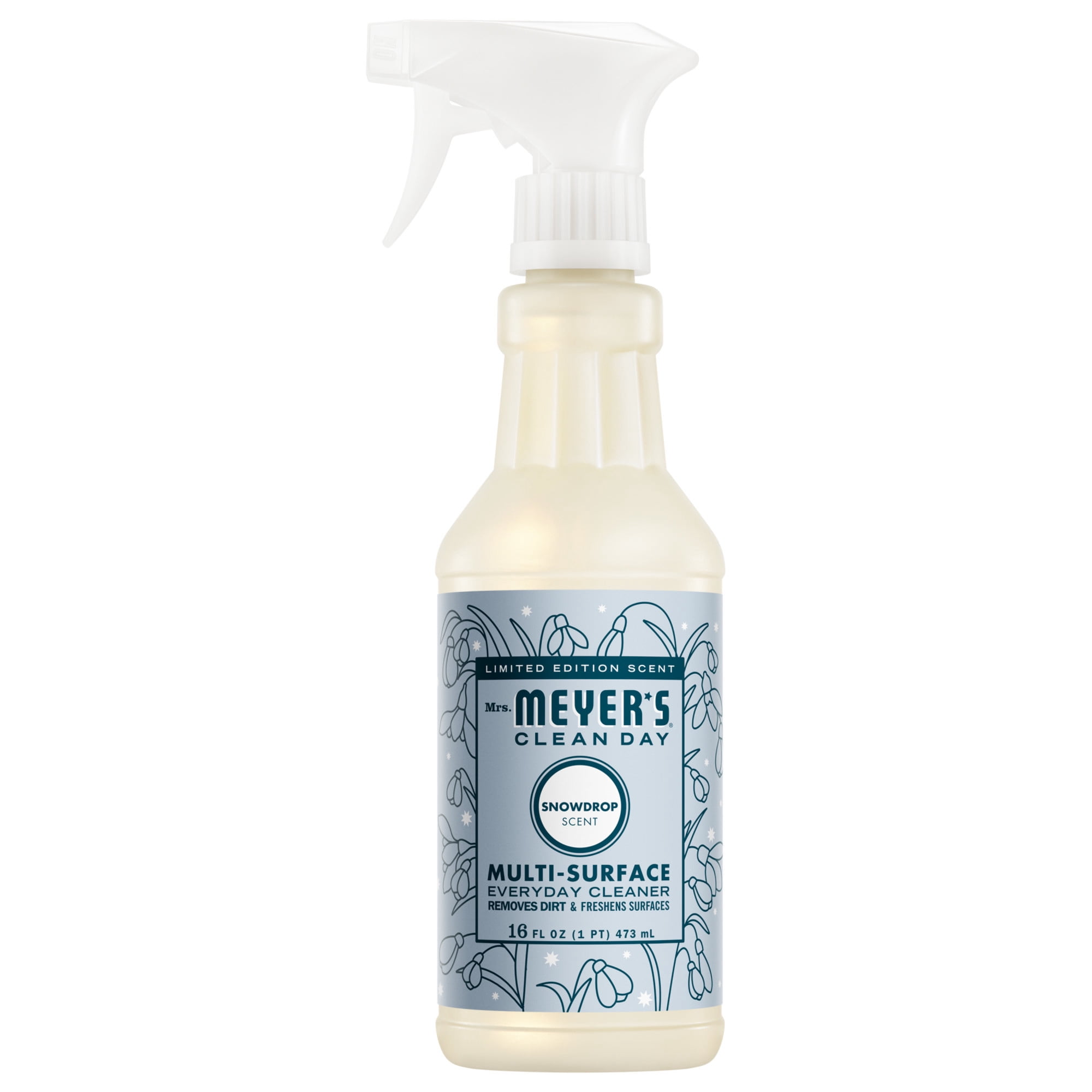 Mrs. Meyer's Multi-Surface Cleaner, Snowdrop, 16 Fl Oz - Walmart.com
