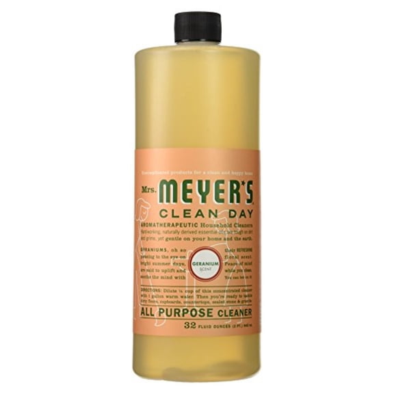 Mrs. Meyer's Clean Day All Purpose Cleaner, Geranium, 32 Ounce Bottle