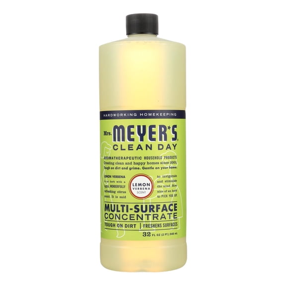 Mrs. Meyer's Clean Day All Purpose Cleaner, Lemon Verbena, 32 Ounce Bottle, 5-Pack