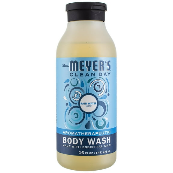 Mrs. Meyer's Clean Day Body Wash, Rain Water, 16 fl oz (3 pack)