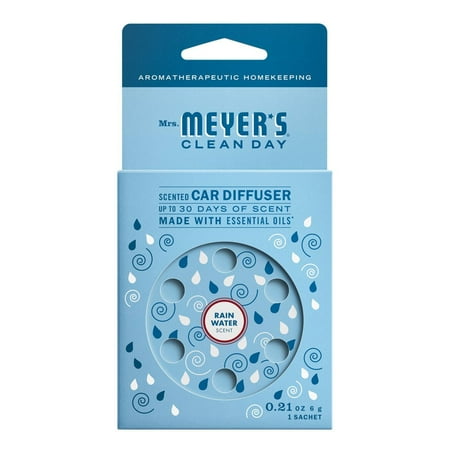 Mrs. Meyer's Clean Day Car Diffuser - Rain Water - 0.21oz