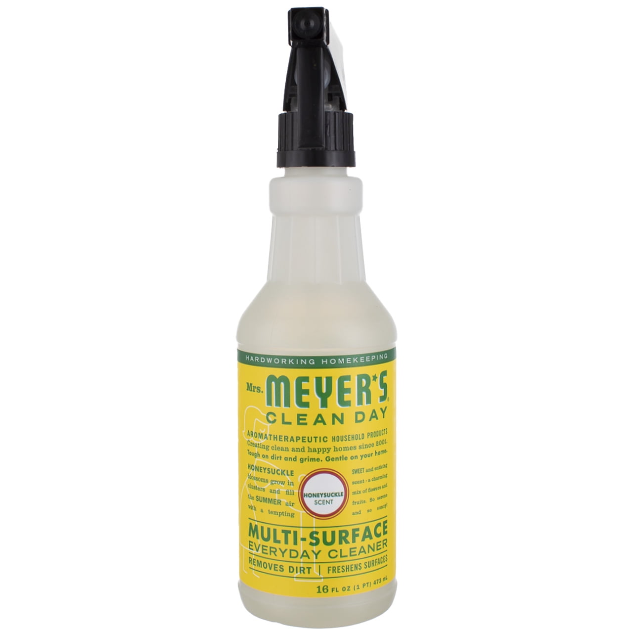 Mrs. Meyer's Clean Day Clean Day Surface Cleaner Liquid, HoneySuckle, 16 fl oz