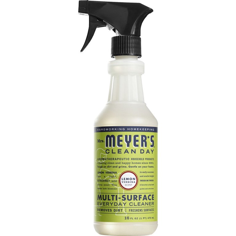 Mrs. Meyer's Clean Day Cleaner Spray - 16 fl oz (0.5 quart) - Lemon Verbena Scent - 6 / Carton - Cruelty-free - Clear Mrs. Meyer's Clean Day Cleaner Spray - 16 fl oz (0.5 quart) - Lemon Verbena Scent - 6 / Carton - Cruelty-free - Clear