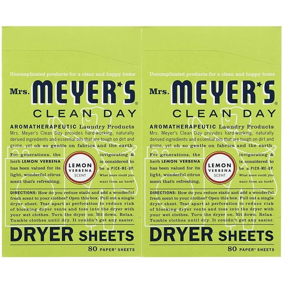 Mrs Meyer's Clean Day Dryer Sheet, 80 Count