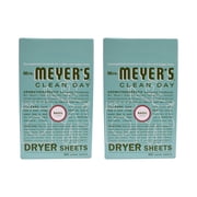 Mrs. Meyer's Clean Day Dryer Sheets - Basil - 80 ct - 2 pk