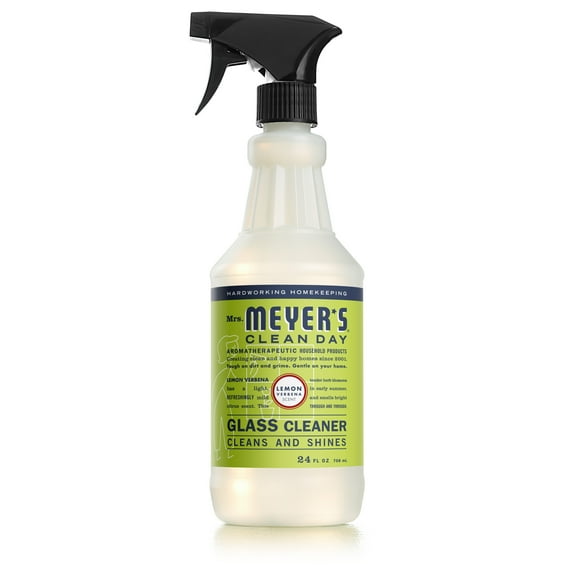 Mrs. Meyer's Clean Day Glass Cleaner, Lemon Verbena Scent, 24 fl oz Bottle