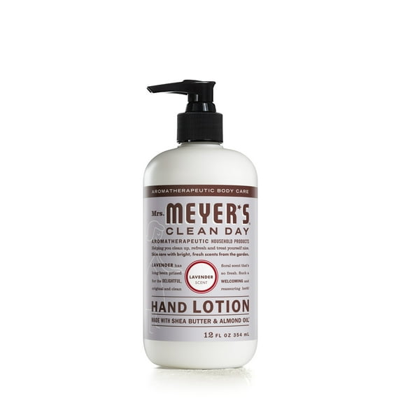 Mrs. Meyer's Clean Day Hand Lotion, Lavender Scent, 12 Ounce Bottle