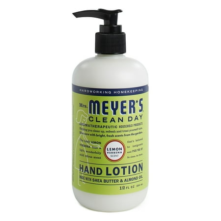 Mrs. Meyer's Clean Day Hand Lotion, Lemon Verbena Scent, 12 Ounce Bottle