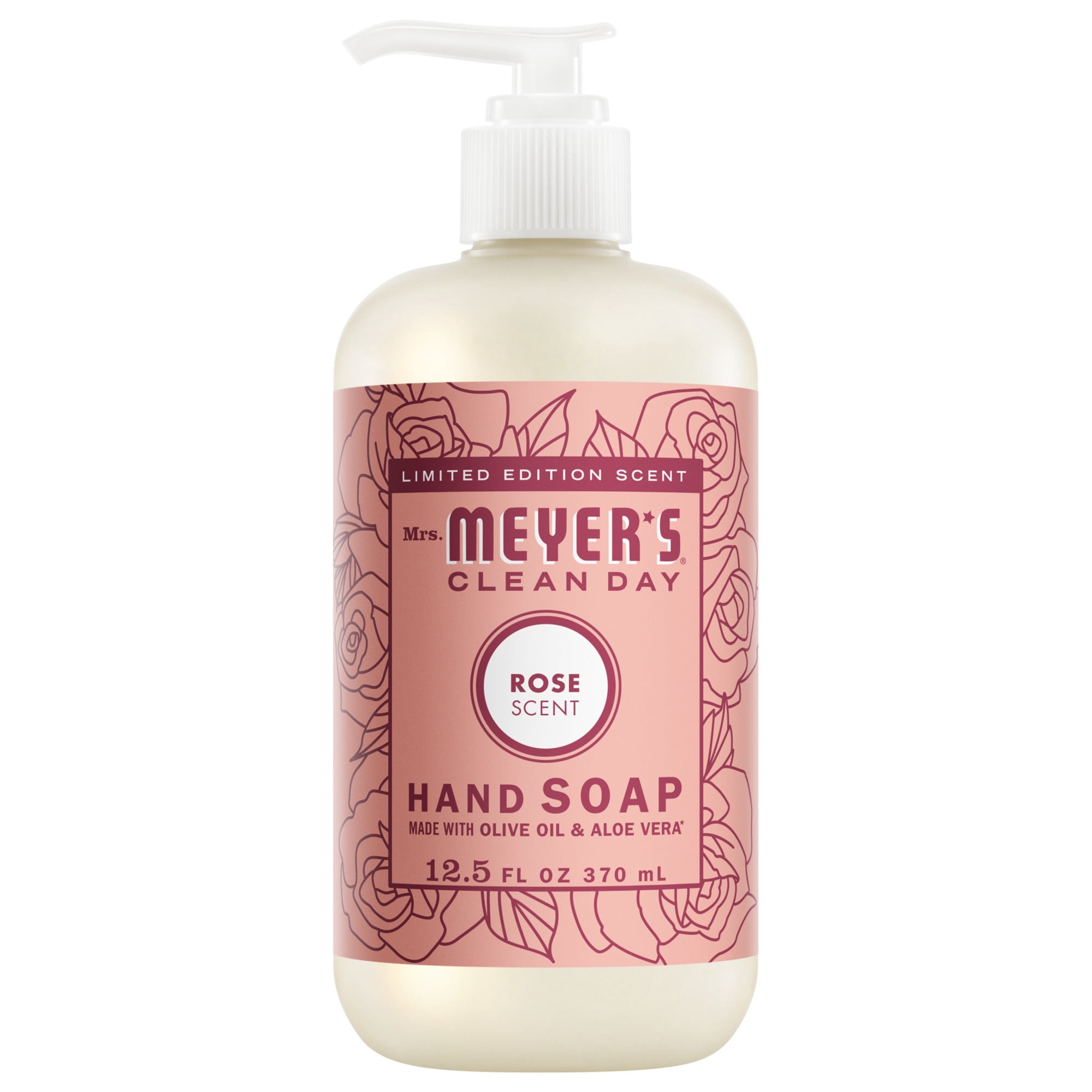 Mrs. Meyer’s Clean Day Hand Soap, Rose Scent, 12.5 Fl Oz