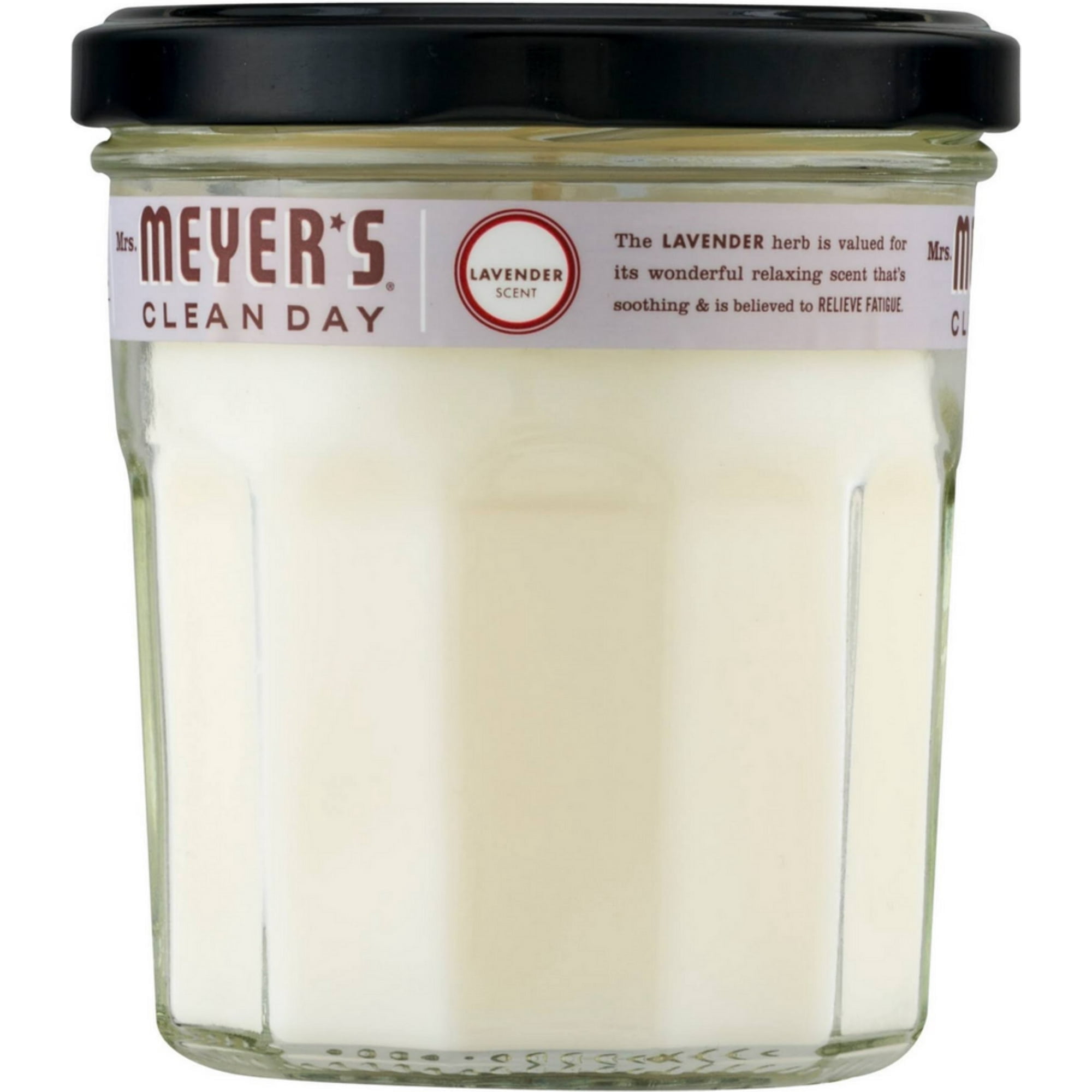 Mrs. Meyer's Clean Day Indoor/Outdoor Lavender Jar Candles, White/Clear