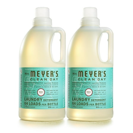 Mrs. Meyer's Clean Day Laundry Detergent, Basil Scent, 64 fl fl oz