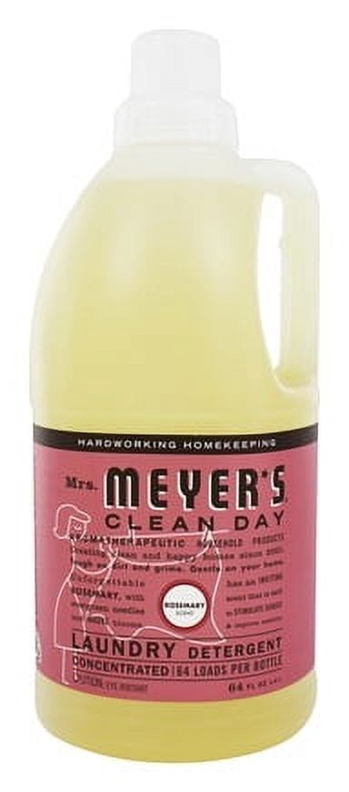 Mrs. Meyer's Clean Day Laundry Detergent, Rosemary, 64 fl oz