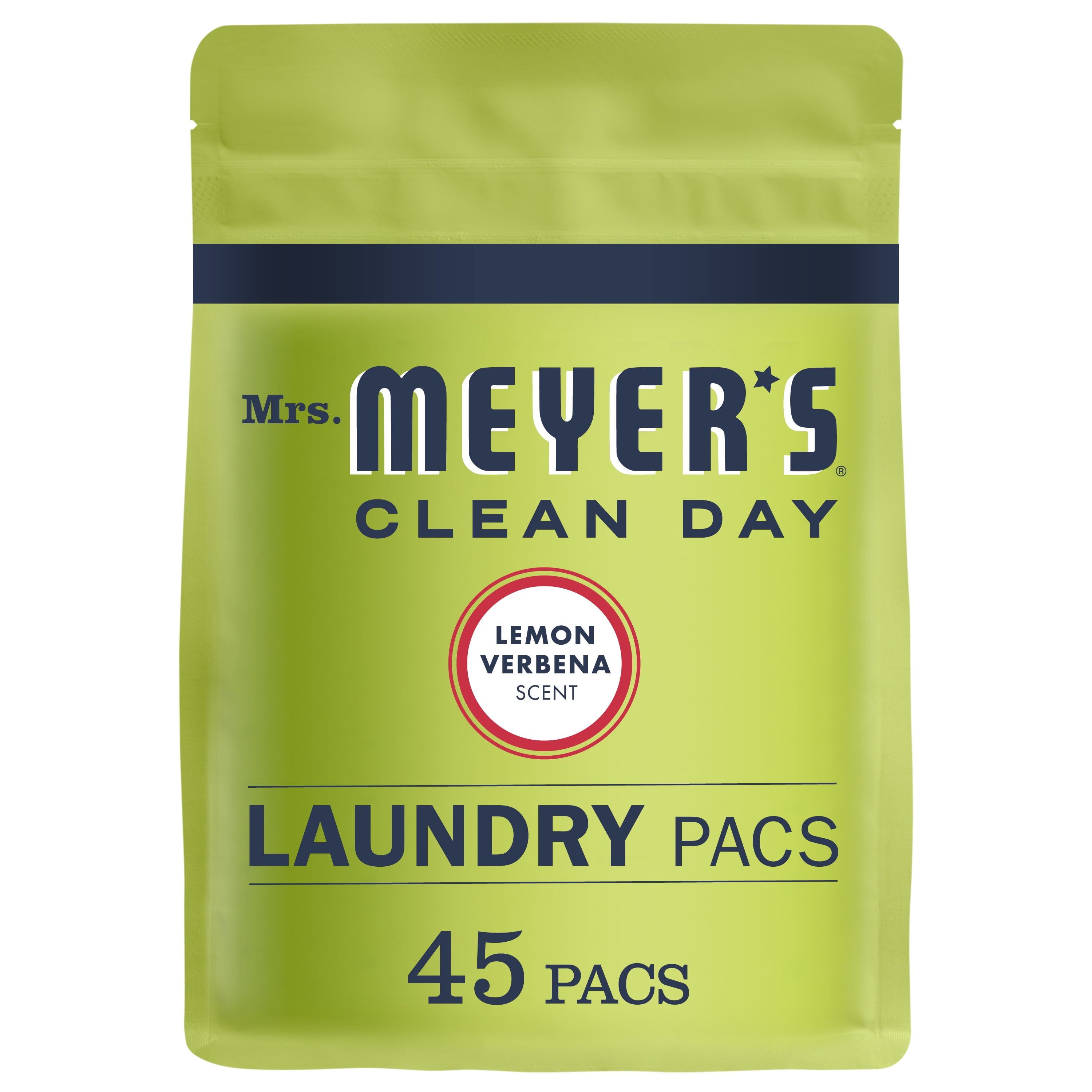 Mrs. Meyer’s Clean Day Laundry Packs, Lemon Verbena Scent, 45 pods