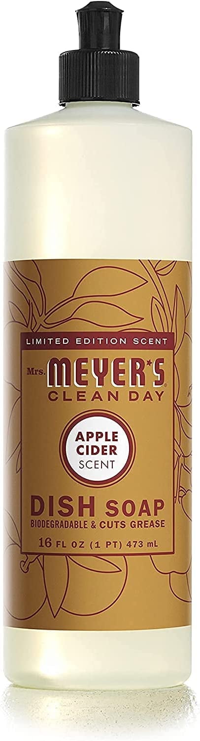 Mrs. Meyer's Clean Day Liquid Dish Soap Apple Cider - 16 fl oz Pack of 2
