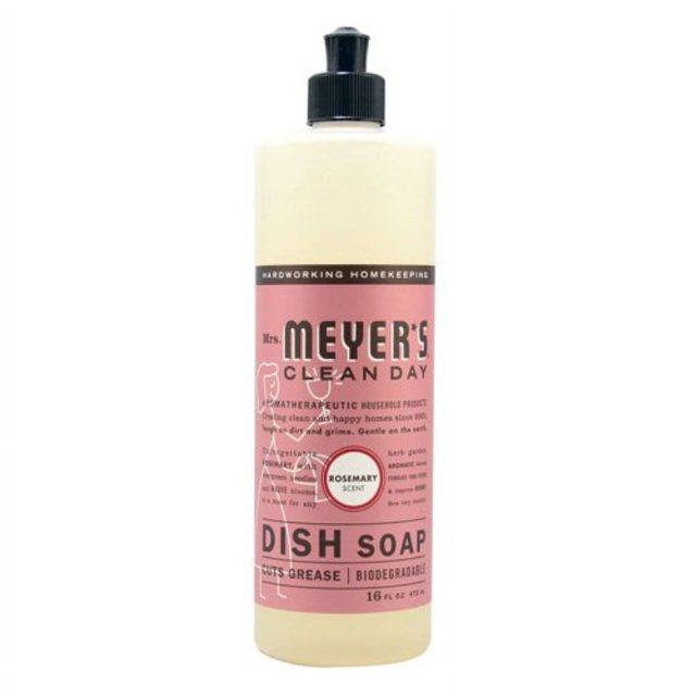 Mrs. Meyer's Clean Day Liquid Dish Soap, Cruelty Free Formula, Rosemary