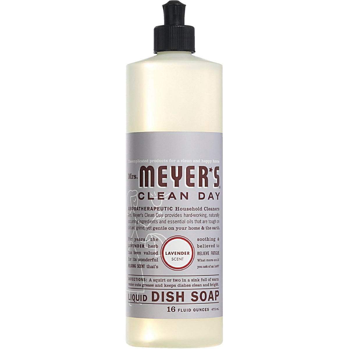 3-pack Mrs. Meyer's - Clean Day Liquid Dish Soap Lavender - 16 oz.3 Pack — Residential Use, Standard Application