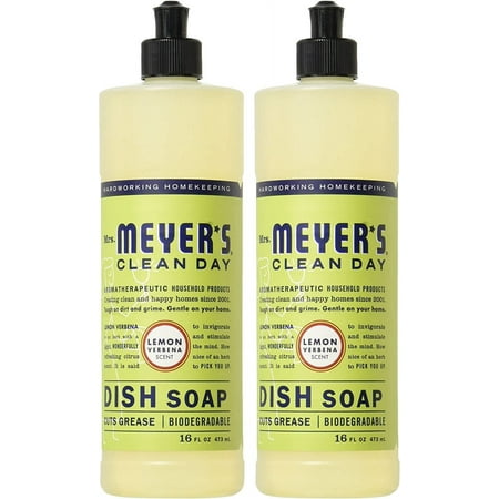 Mrs. Meyer's Clean Day Liquid Dish Soap-Pack of 2