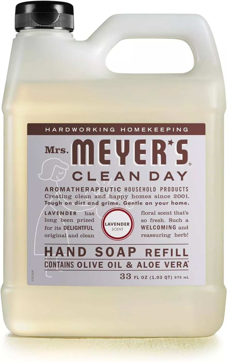 Mrs. Meyer's Clean Day Liquid Hand & Dish Soap Refill 33 FL Oz