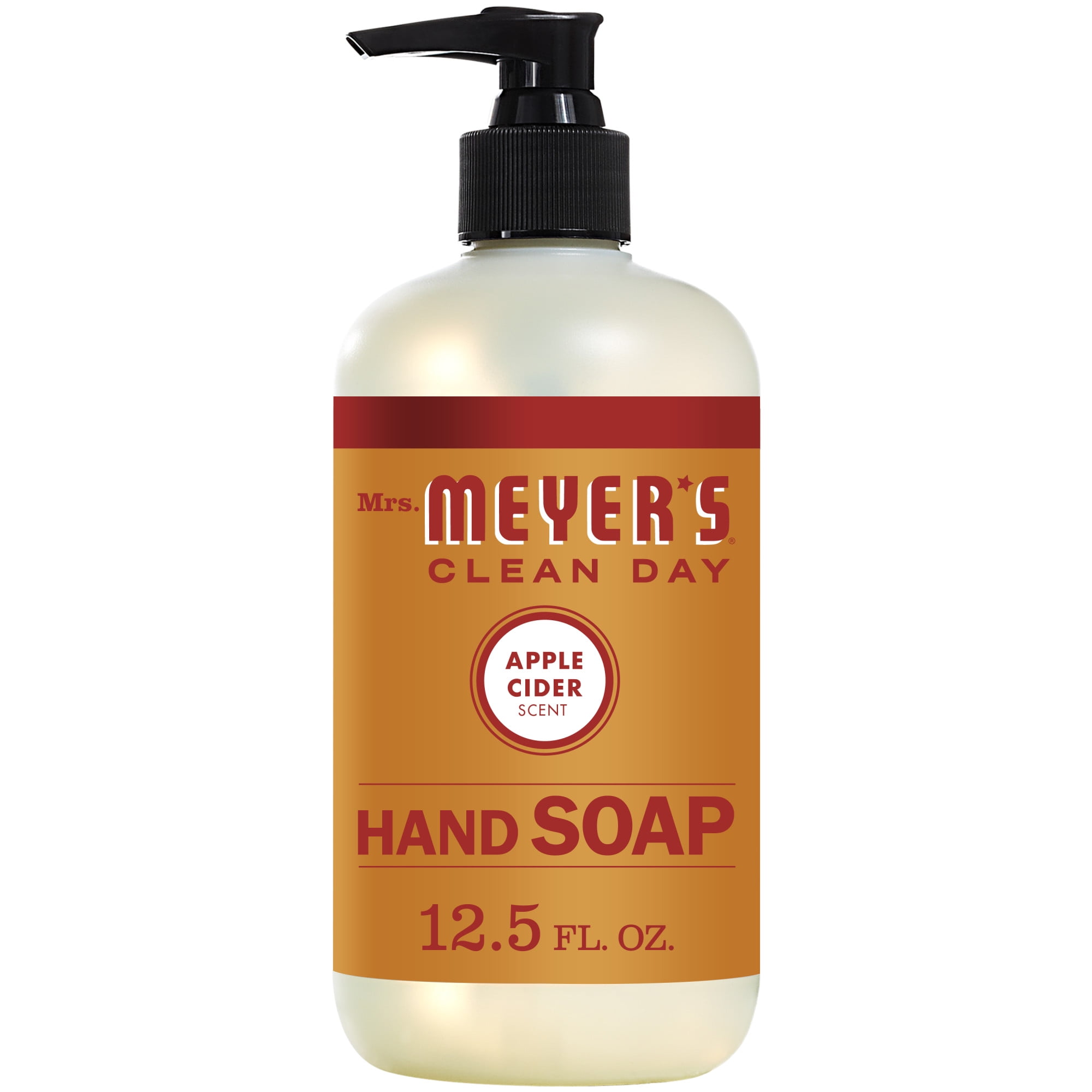 Mrs. Meyer's Clean Day Liquid Hand Soap, Apple Cider Scent, 12.5 fl oz Bottle