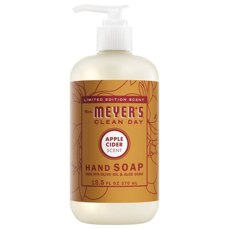 Mrs. Meyer’s Clean Day Hand Soap, Apple Cider Scent, 12.5 Fl Oz Bottle