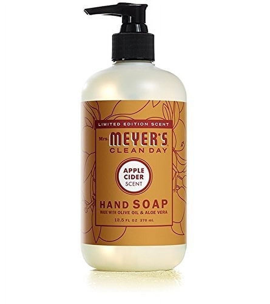 Mrs. Meyer's Clean Day Liquid Hand Soap, Apple Cider Scent, 12.5 Ounce Bottle - image 1 of 7