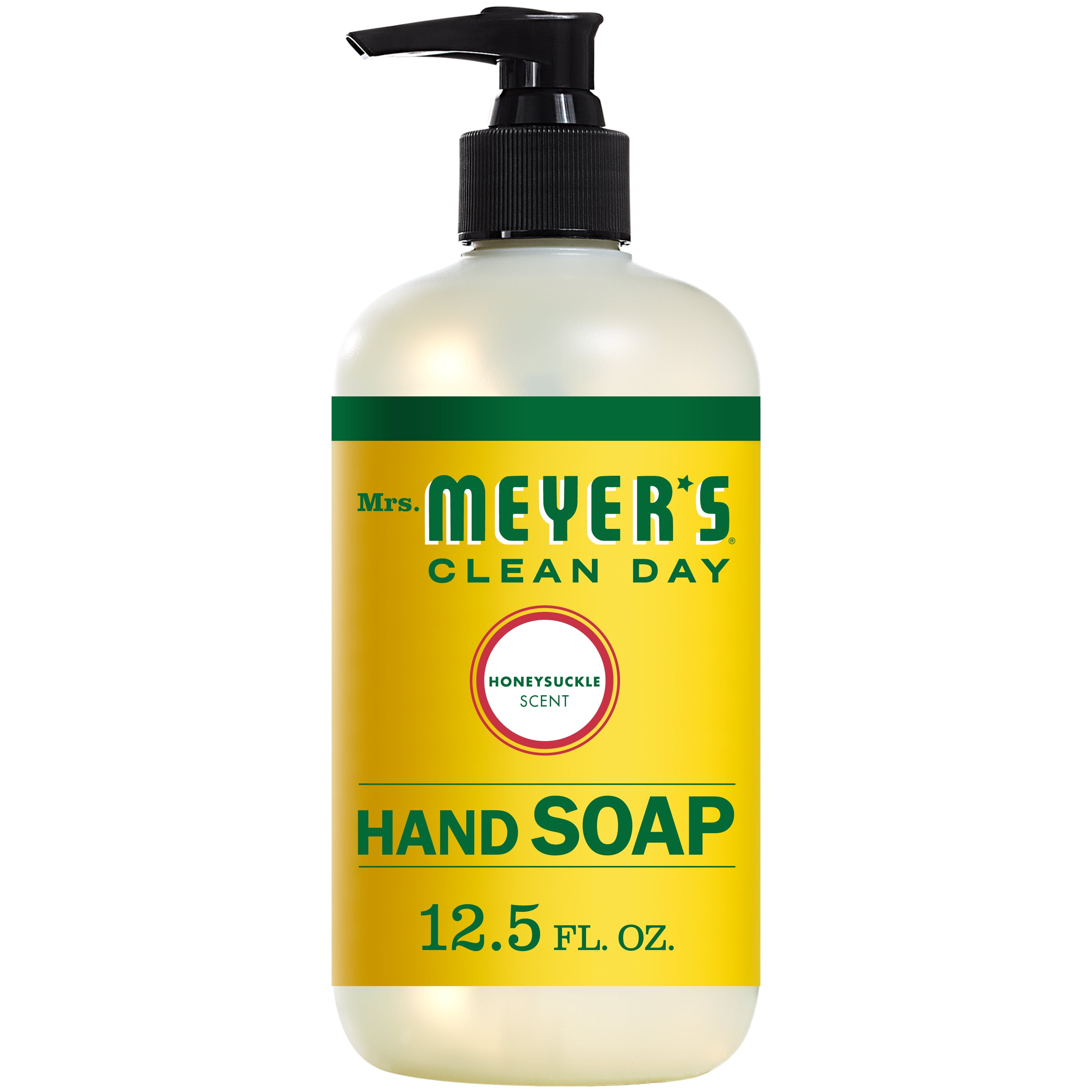 Mrs. Meyer's Clean Day Liquid Hand Soap Bottle, Honeysuckle Scent 12.5 fl oz , PACK - 6