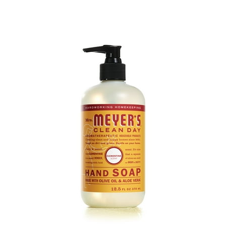 Mrs. Meyer's Clean Day Liquid Hand Soap, Clementine Scent, 12.5 fl oz