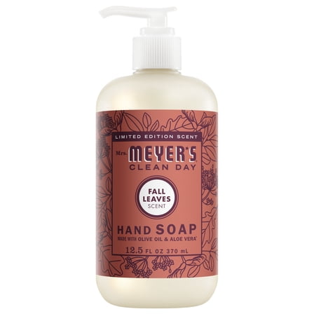 Mrs. Meyer’s Clean Day Hand Soap, Fall Leaves Scent, 12.5 Fl Oz Bottle