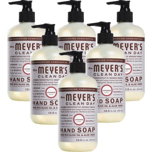 Clean Day Liquid Hand Soap, Lavender, 12.5 oz, 6/Carton Clean Day Liquid Hand Soap, Lavender, 12.5 oz, 6/Carton