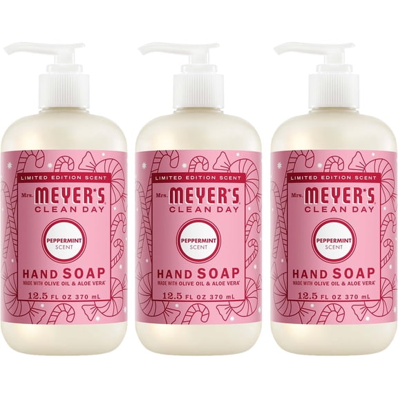 Mrs. Meyer's Clean Day Liquid Hand Soap, Peppermint, 12.5 oz