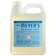 Mrs. Meyer's Clean Day Hand Soap Refill, Rain Water Scent, 33 Fl Oz