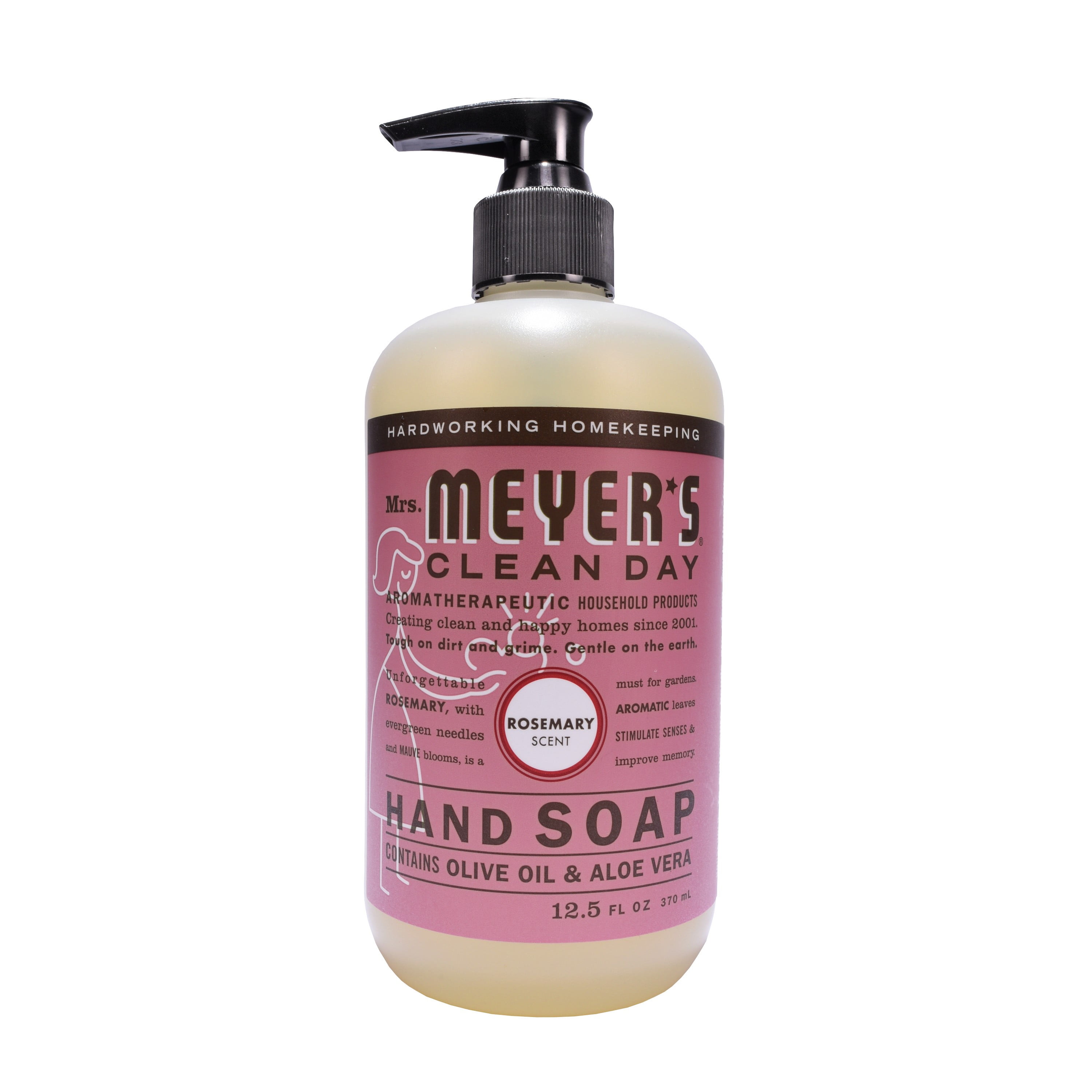 Mrs. Meyer's Clean Day Liquid Hand Soap, Rosemary, 12.5 Fl Oz