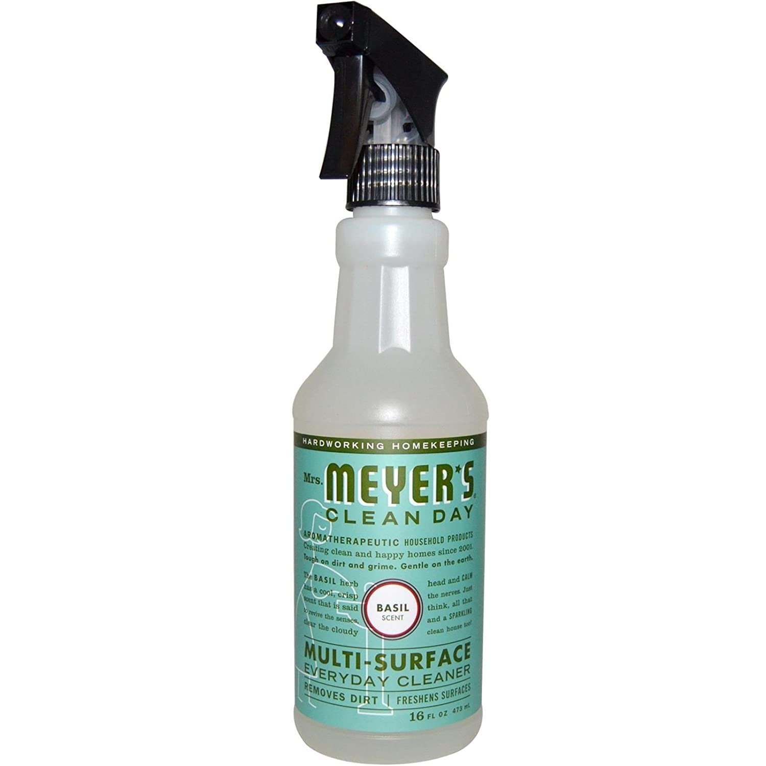  Mrs. Meyer's All-Purpose Cleaner Spray, Basil, 16 fl