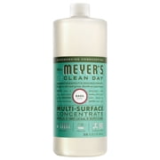Mrs. Meyer's Clean Day Multi-Surface Everyday Concentrate, Basil Scent, 32 Fl Oz Bottle